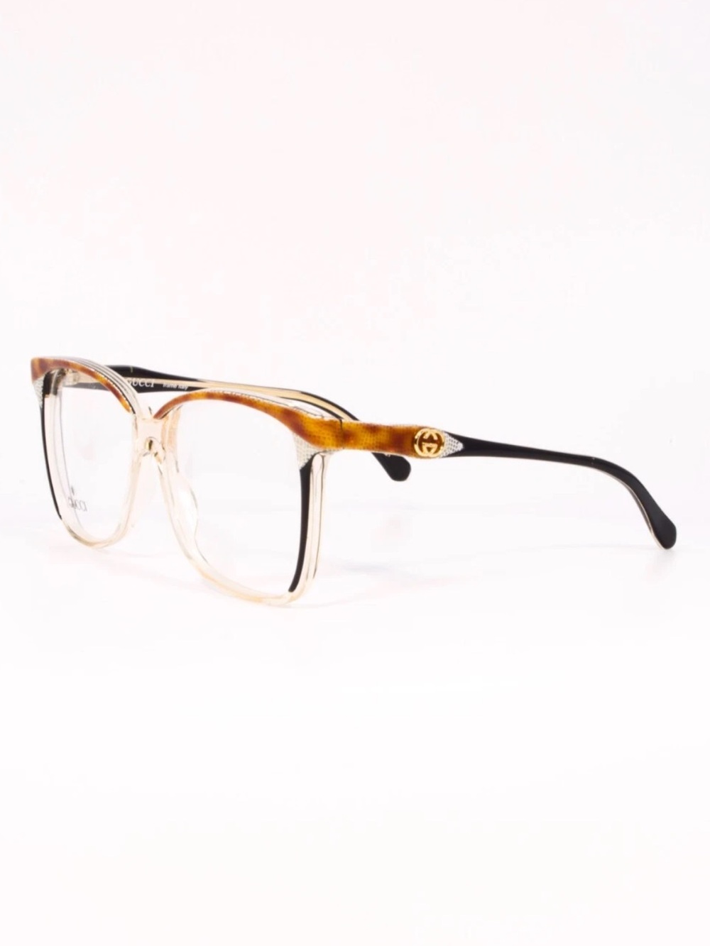 Gucci Eyeglasses Vintage GG2106 46B 57 Made in Italy Excellent Condition - Picture 9 of 11